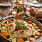 Cassolette de Poisson aux Légumes Colorés et Herbes Fraîches