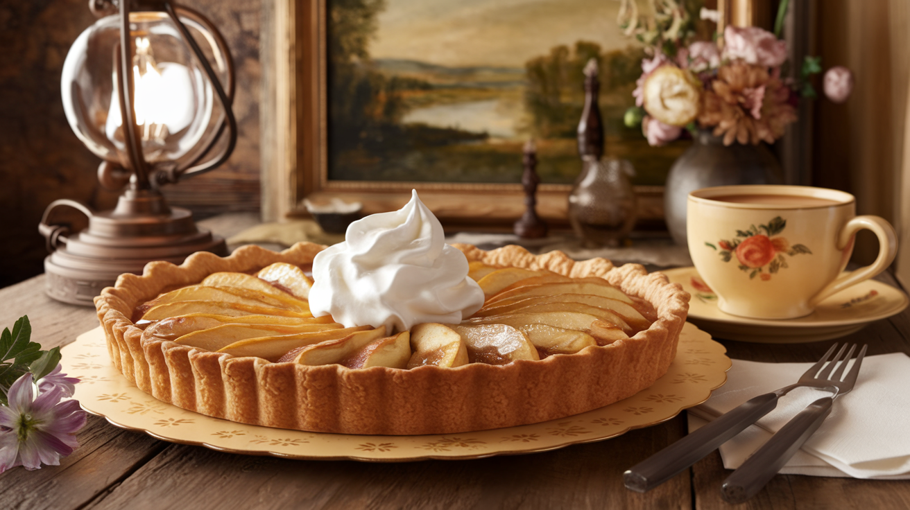 Tarte aux pommes croustillante
