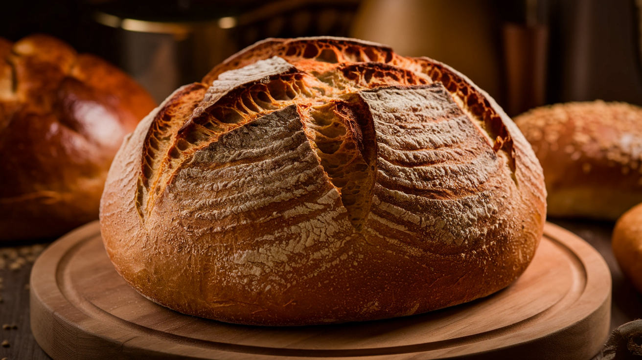 Pain au levain maison en cocotte