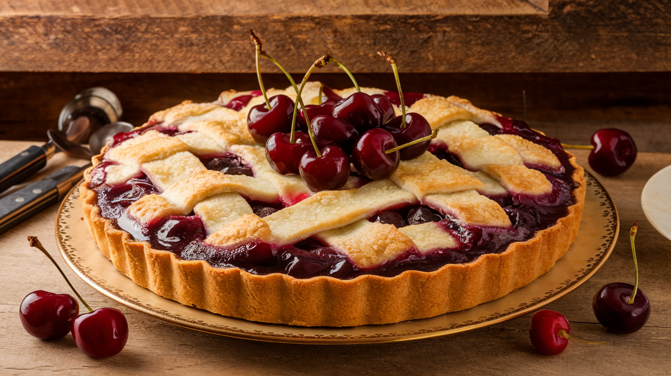 Cobbler aux cerises pour changer des tartes classiques