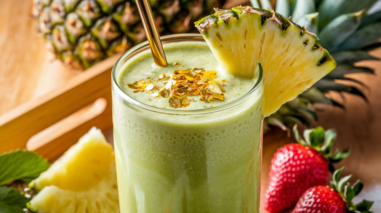 Smoothie exotique rafraîchissant