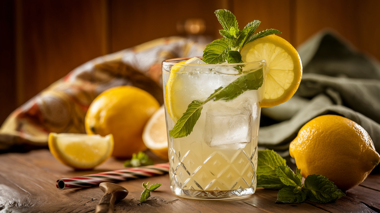 Recette de Boisson Rafraîchissante au Citron et à la Menthe