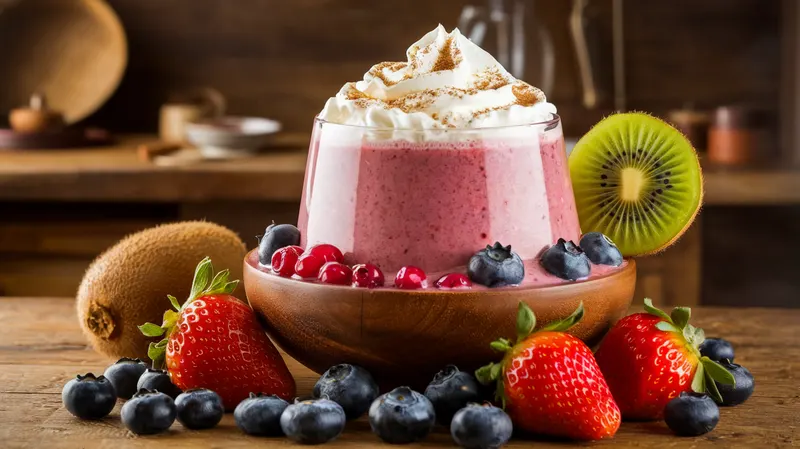 Délicieux Smoothie aux Fruits Frais - recette Boisson Facile