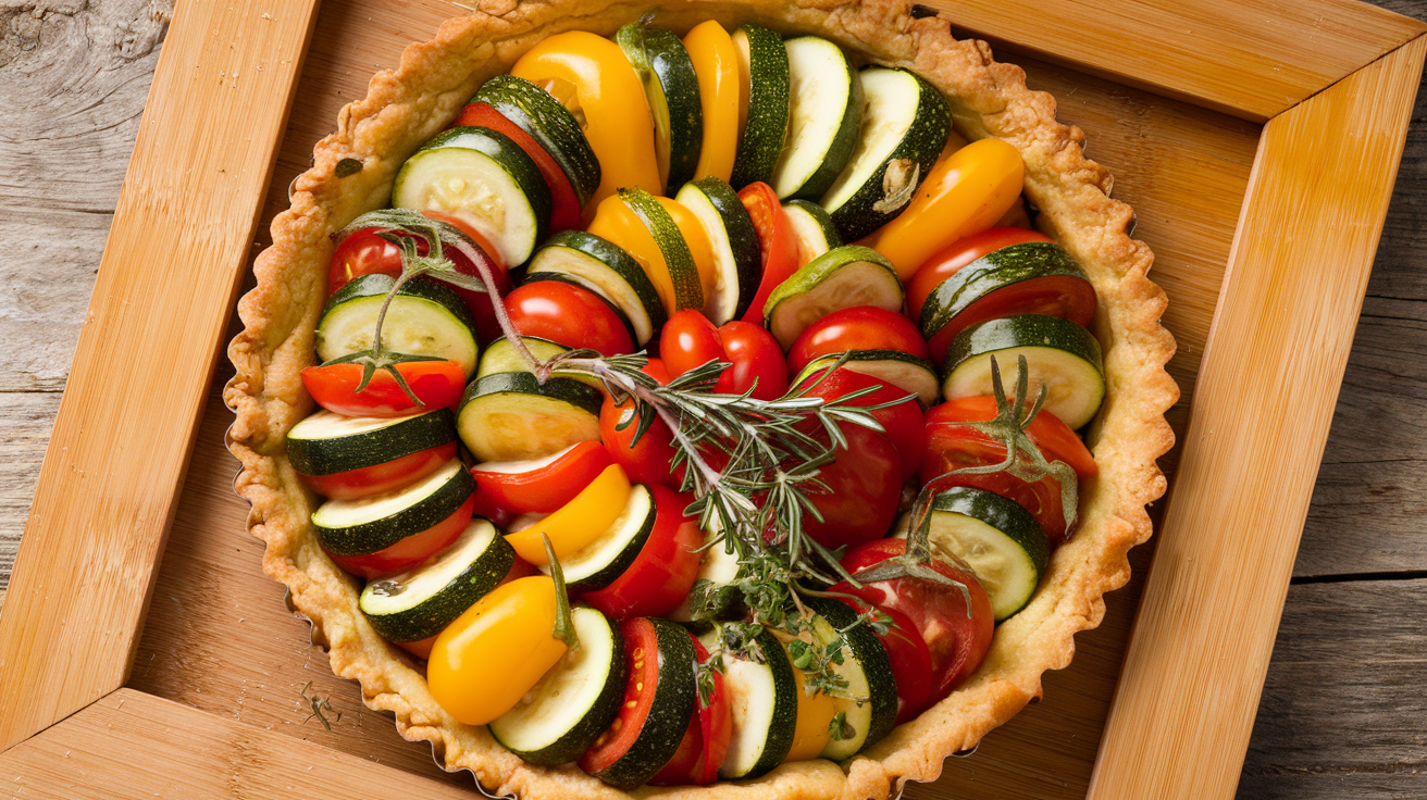 Tarte aux légumes d'été