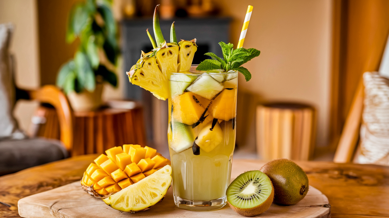 Punch exotique rafraîchissant
