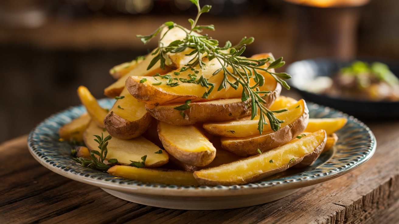 Frites de Patates Douces aux Herbes de Provence