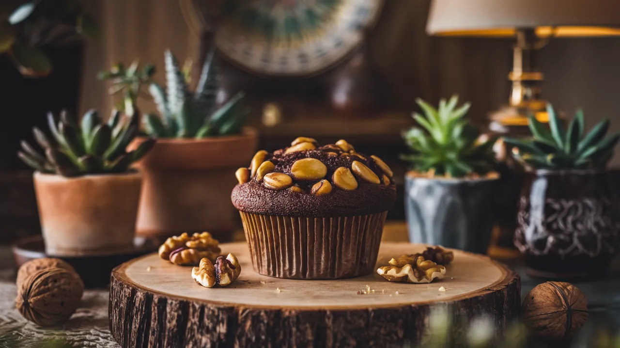 Muffin Fourré au Chocolat Praliné Maison