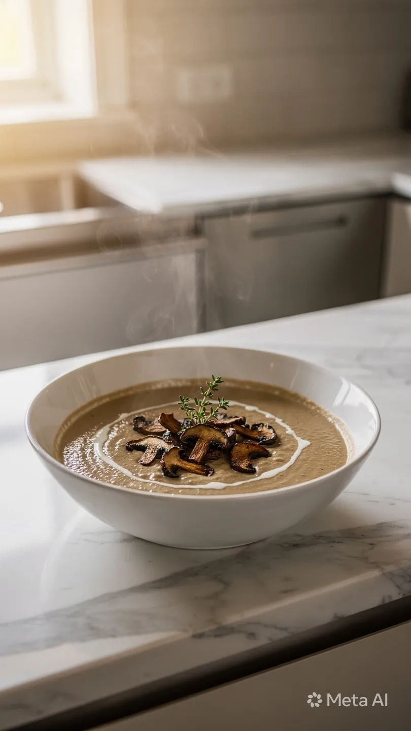 Crème de champignons sauvages