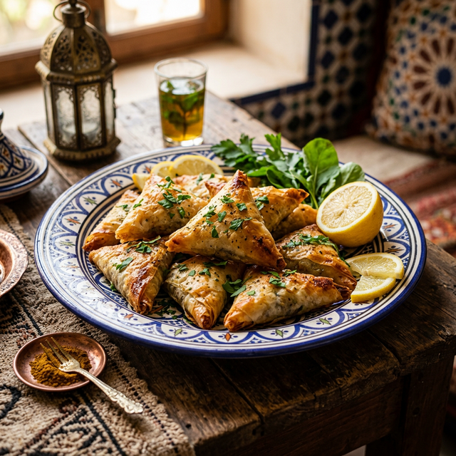 Briouates à la viande hachée (Bourek)