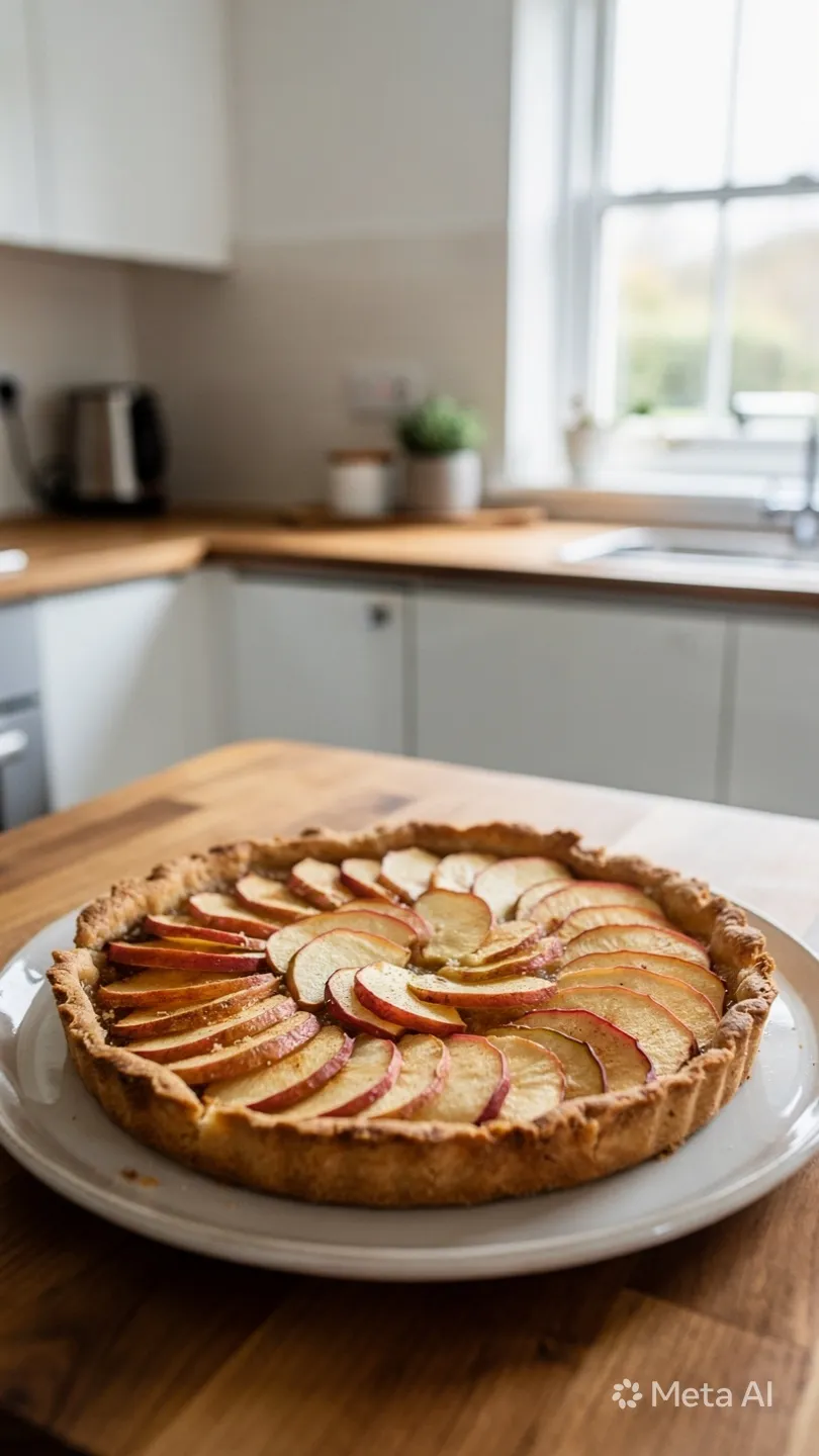 Tarte aux pommes rustique sans sucre ajouté