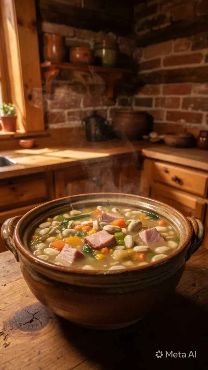 Soupe aux gourganes traditionnelle