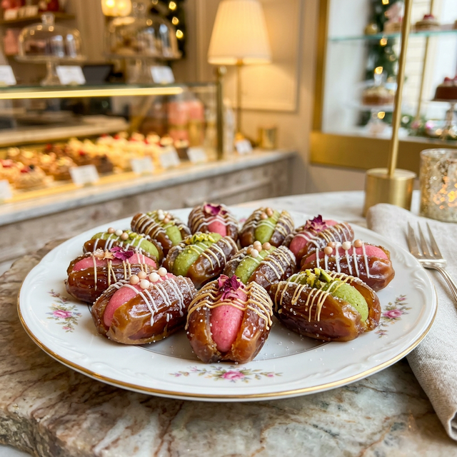 Dattes fourrées à la pâte d'amandes