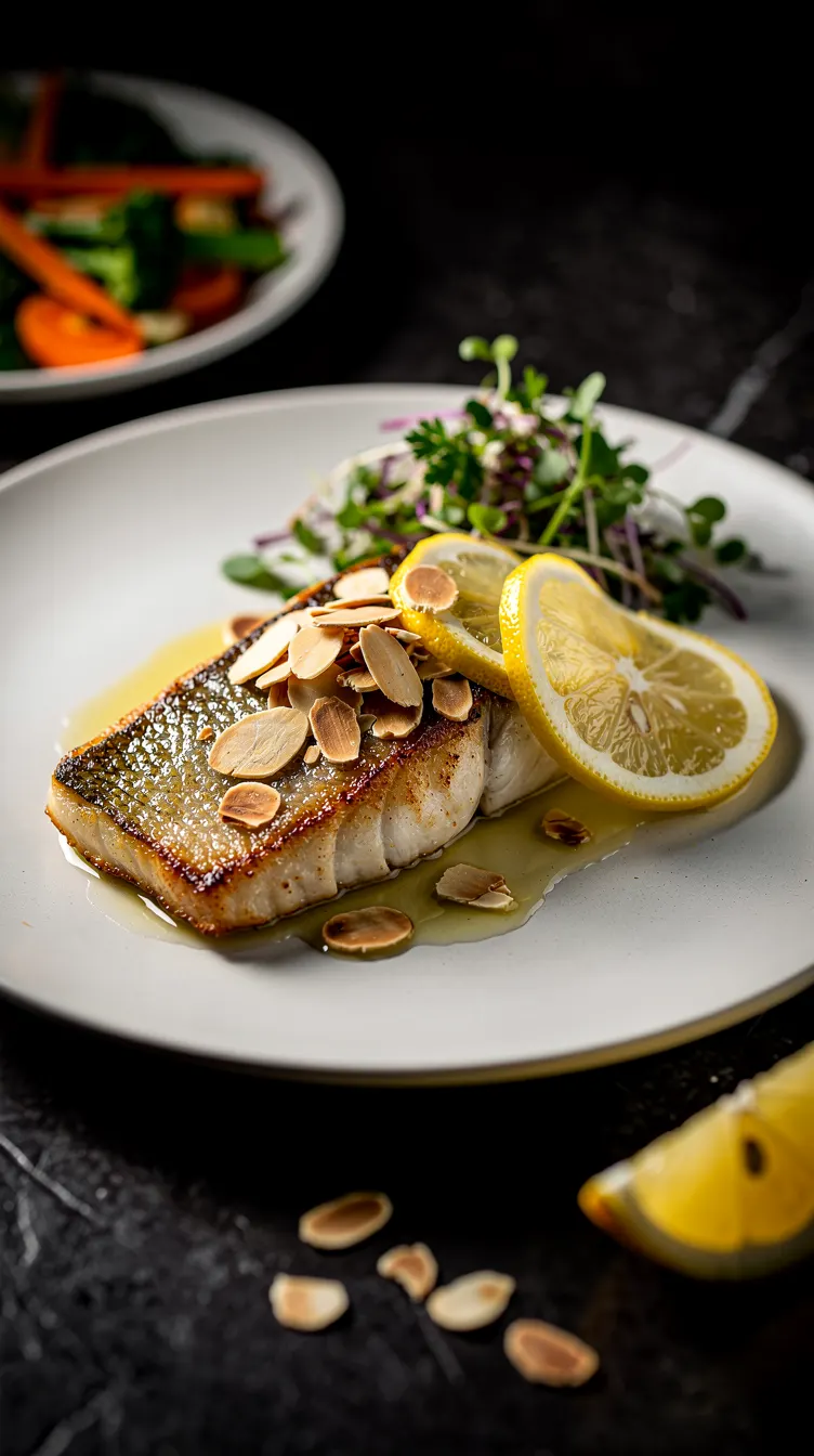 Filet de doré aux amandes et citron