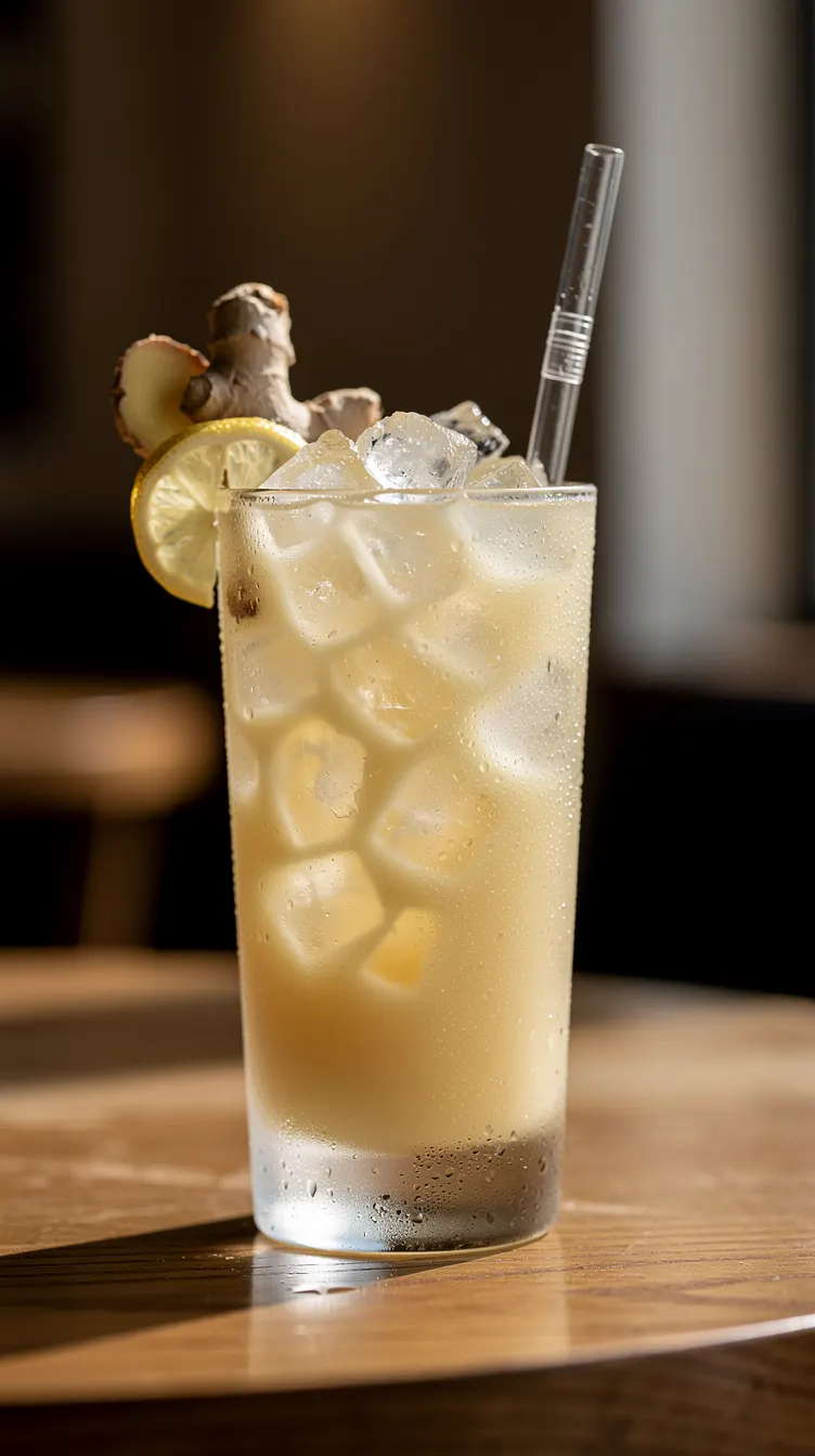 Gingembre frappé maison