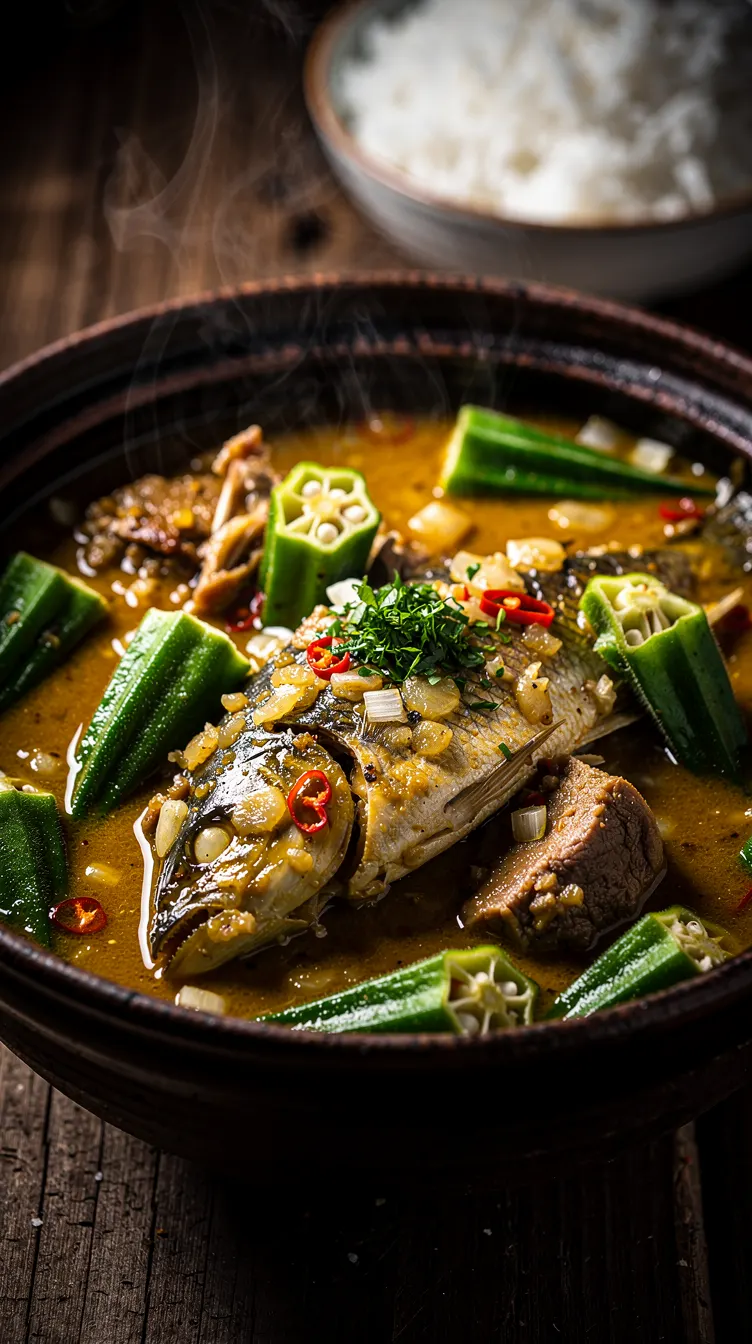 Soupe kandia au gombo